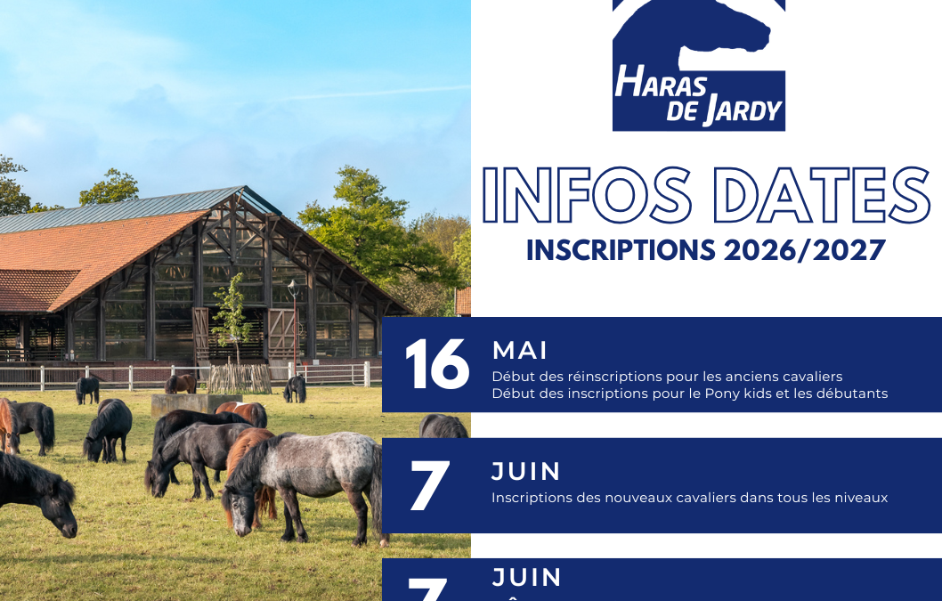 Inscriptions 2026/2027 | Infos